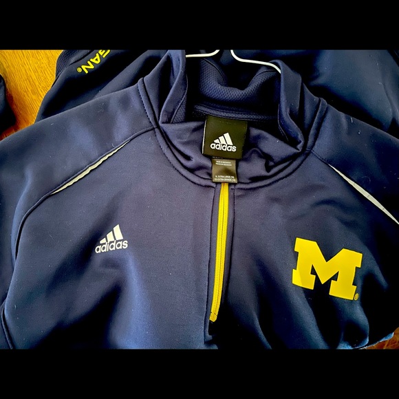 University of Michigan U of M pullover 1/2 zip - Picture 2 of 3